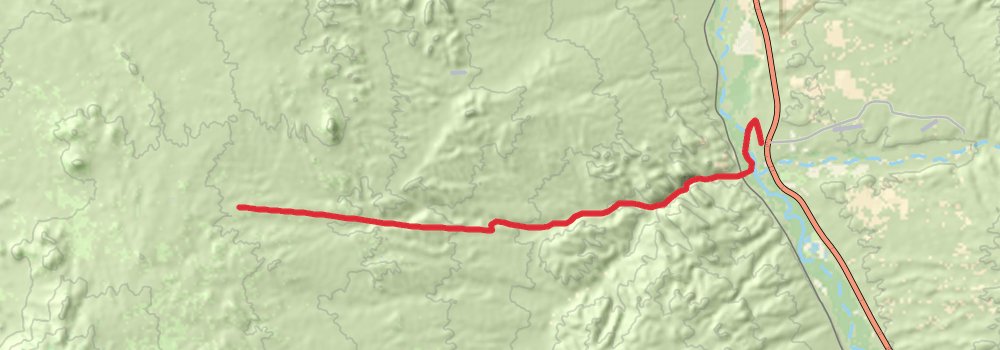American Perimeter Trail - Southwest Primary stage 30 Map