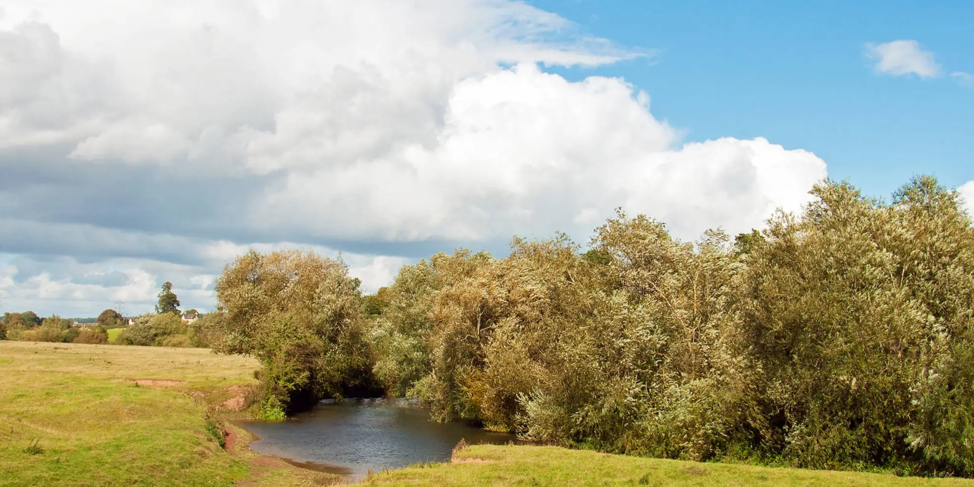 An image depicting the trail Checkley - Mordiford and Backbury Hill and its surrounding area.