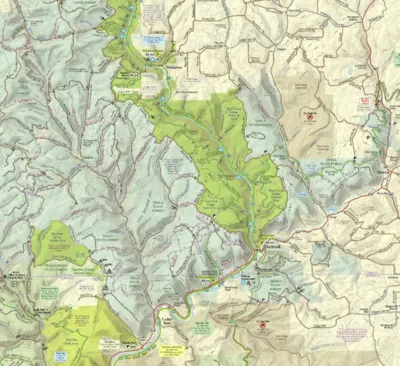 Purple Lizard Maps Pine Creek - Grand Canyon of Pennsylvania  on HiiKER