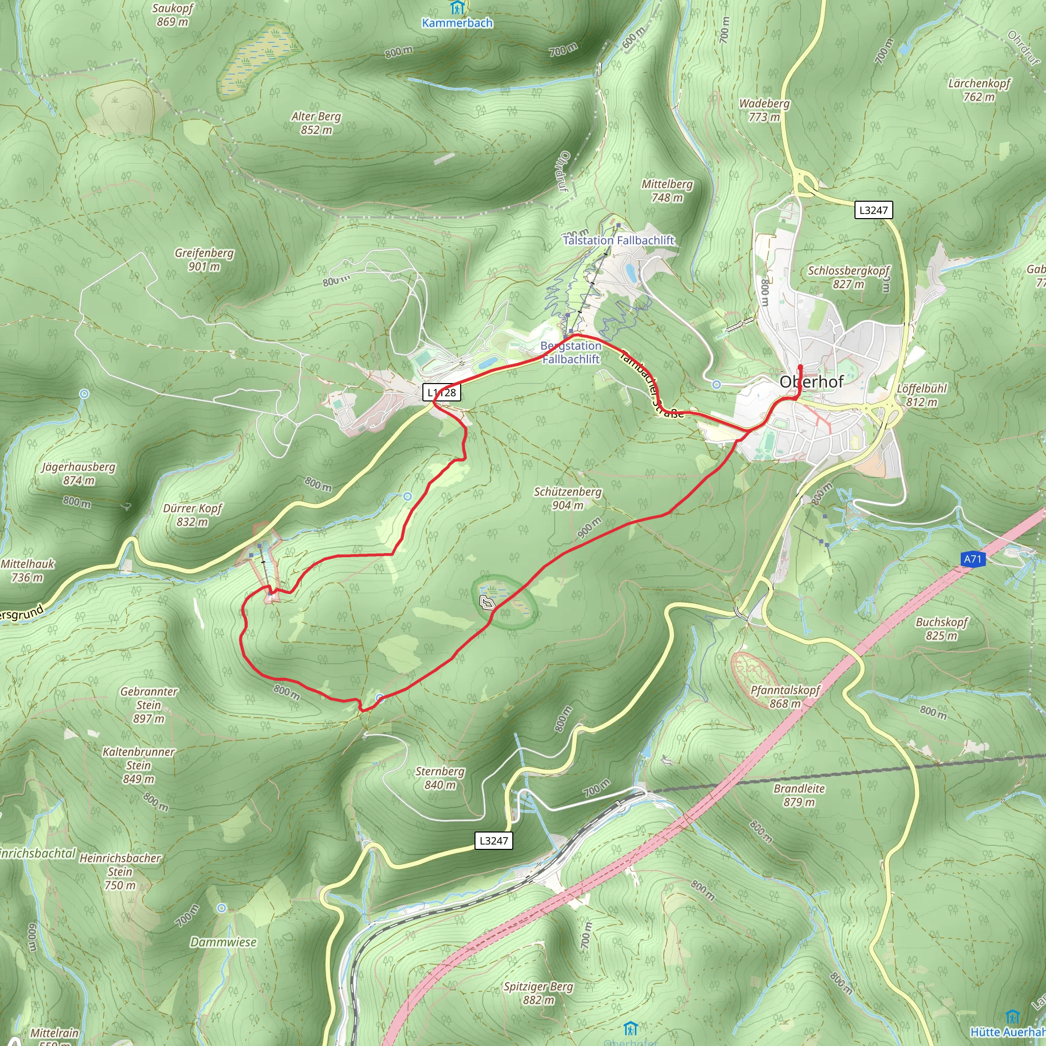 Moorlehrpfad via Grosse Runde mobile static map