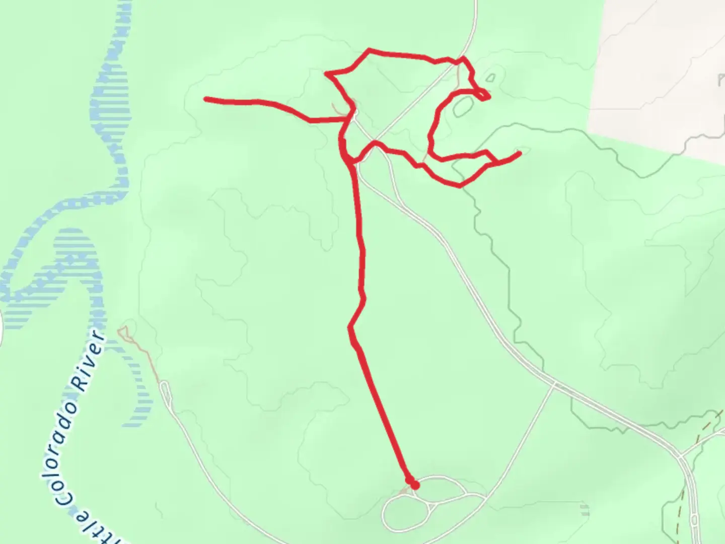 An image depicting the trail Sunset Cemetery Loop Trail and its surrounding area.