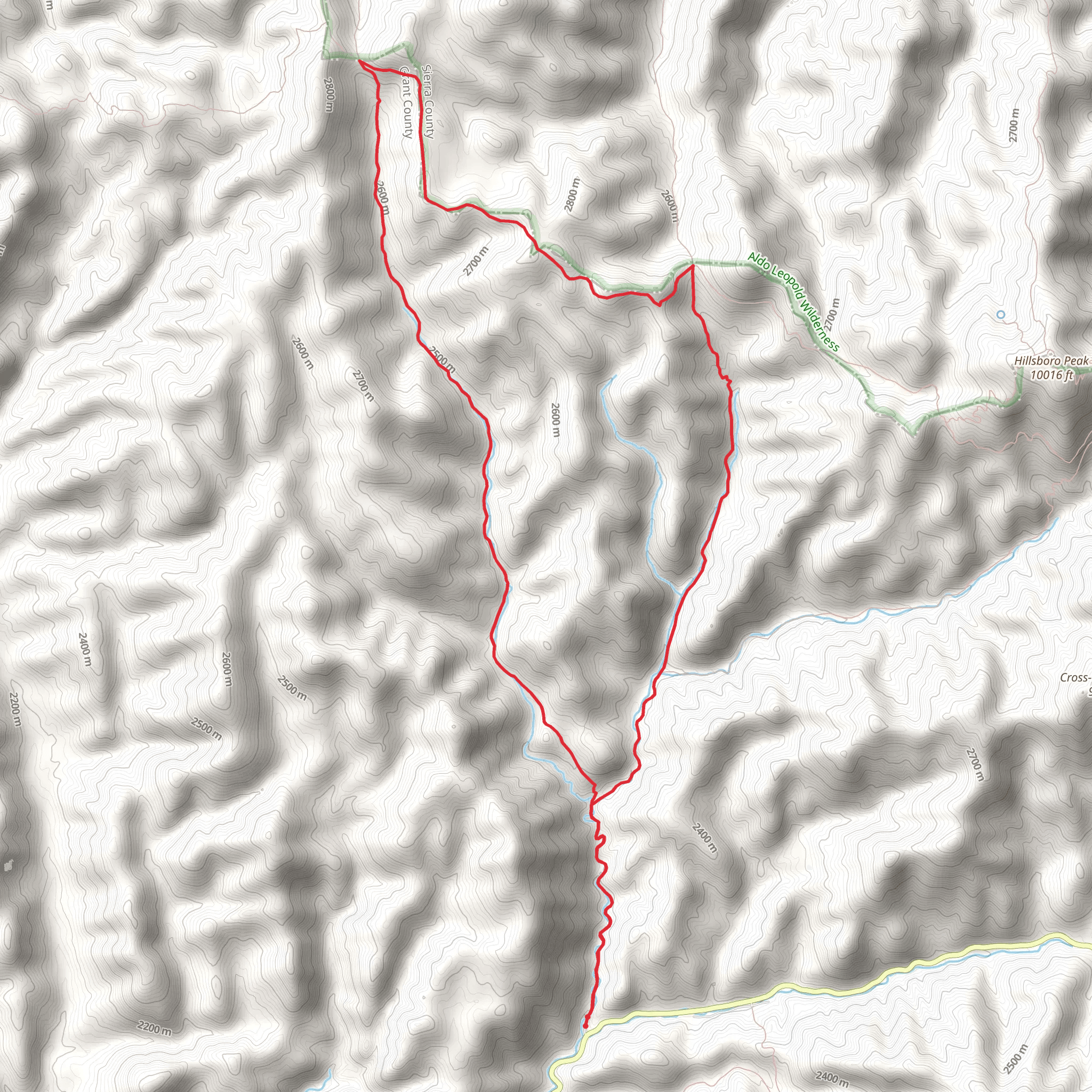 Gallinas Canyon Trail and Tailroad Canyon Trail mobile static map