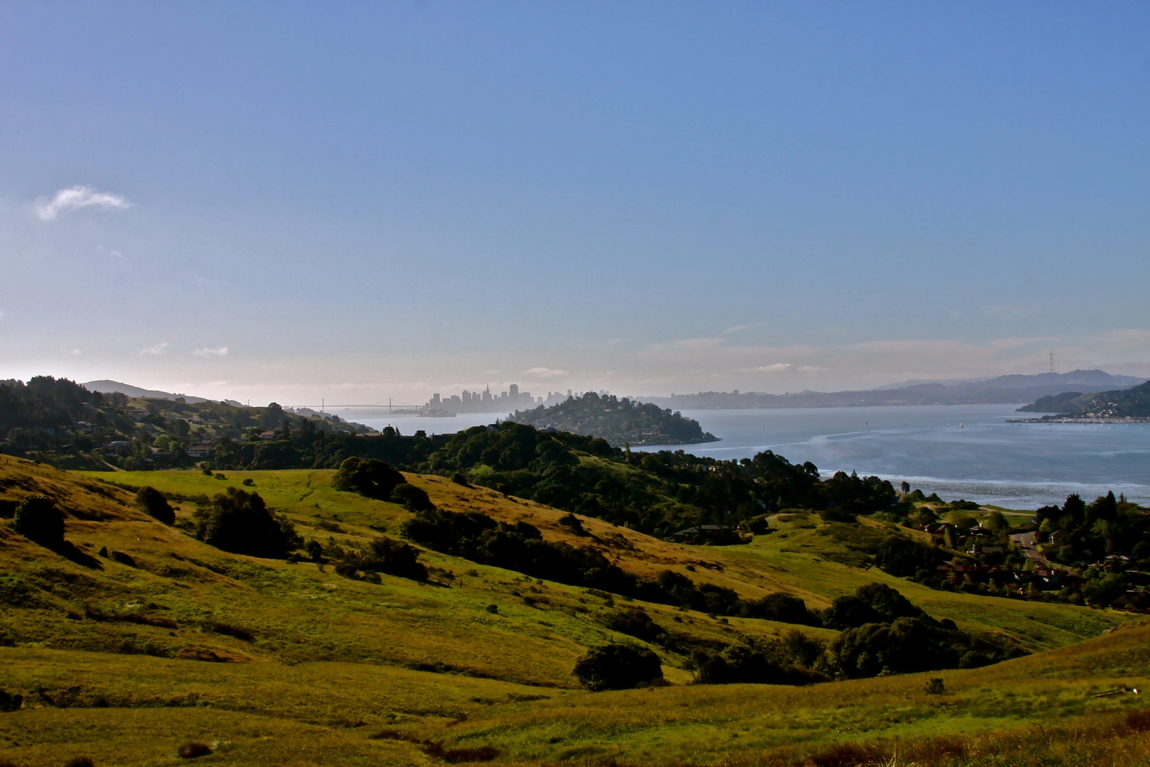 An image depicting the trail Ring Mountain Loop and its surrounding area.