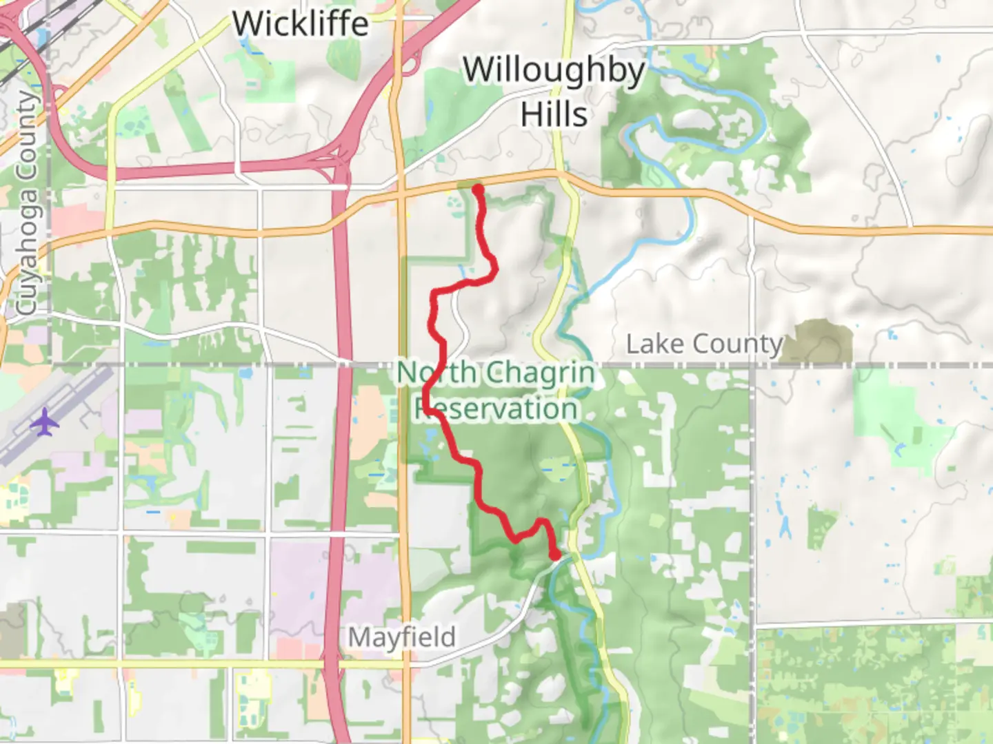 An image depicting the trail All Purpose Trail - Wilson Mills Road and its surrounding area.