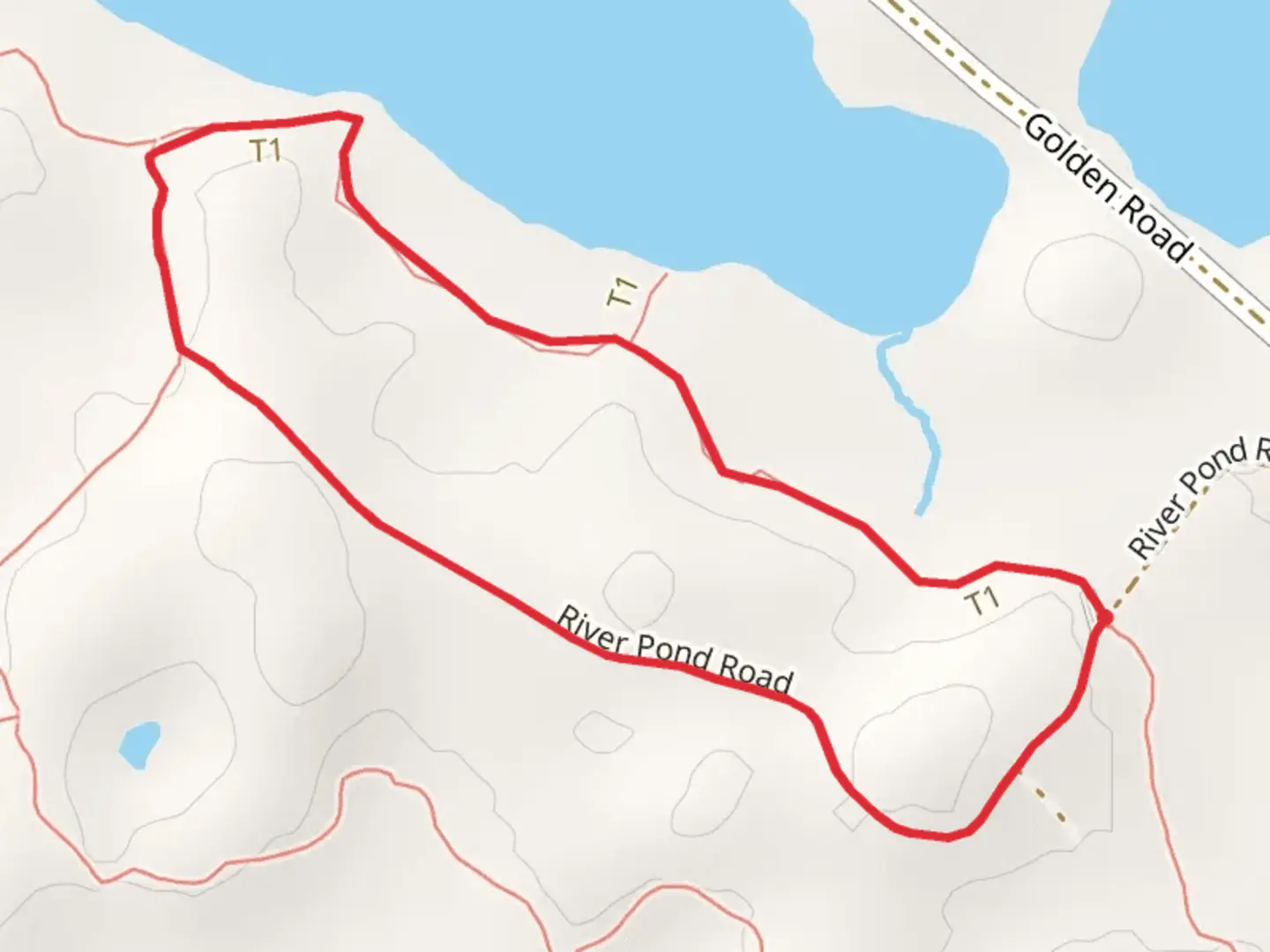 An image depicting the trail River Pond Nature Trail and its surrounding area.