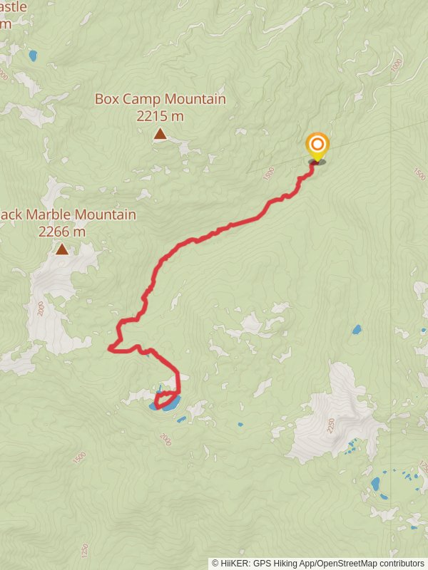 Lower and Upper Sky High Lake via Lovers Camp Equestrian Trail