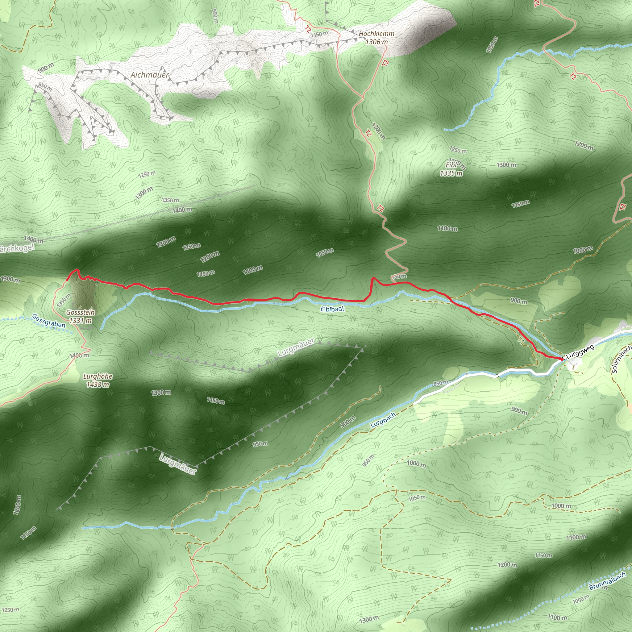 Goss Hinterwildalpen mobile static map