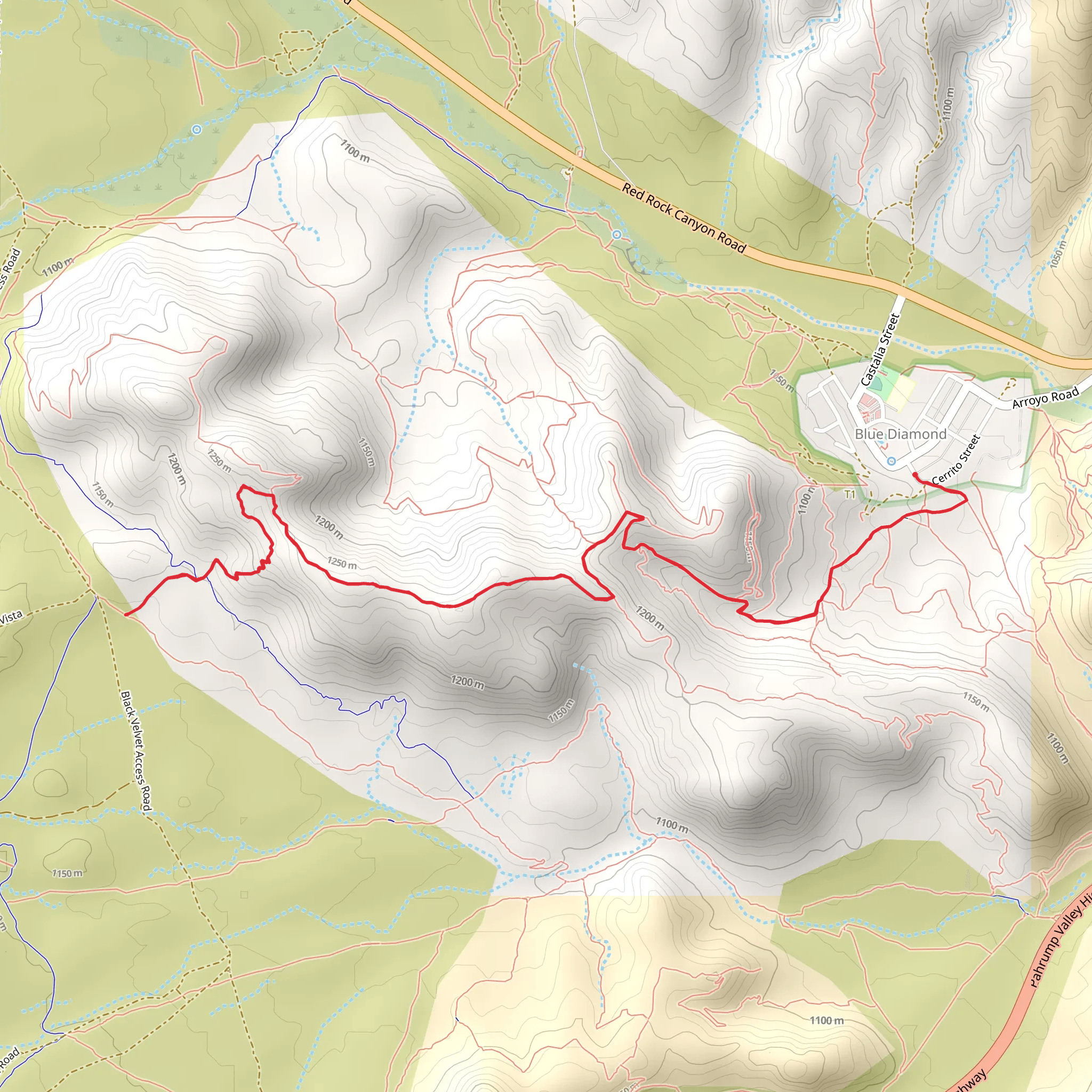 Hurl Backdoor and The Hurl Trail mobile static map