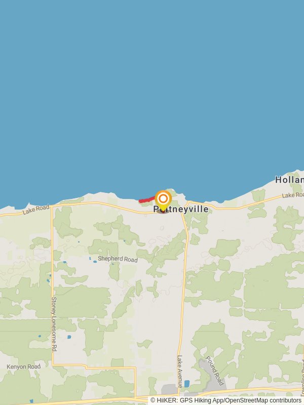 Lakeview Cemetery Trail - Pultneyville mobile static map