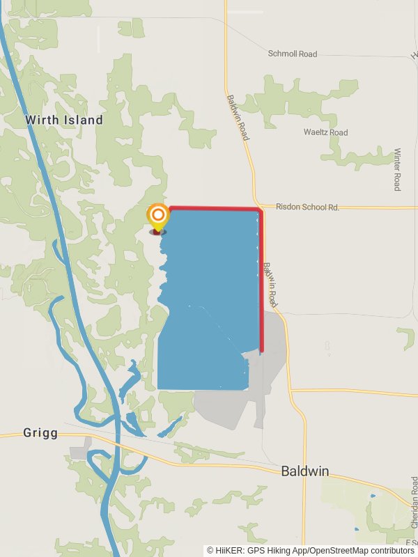 Walk along Baldwin Lake Shore - North