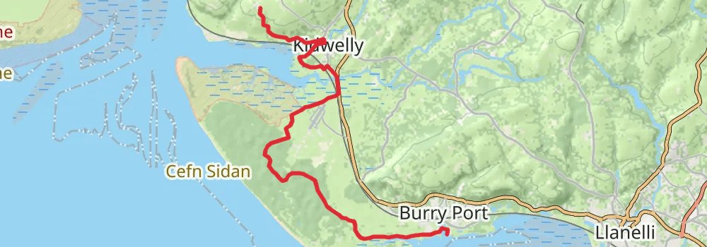 Wales Coast Path stage 60 Map