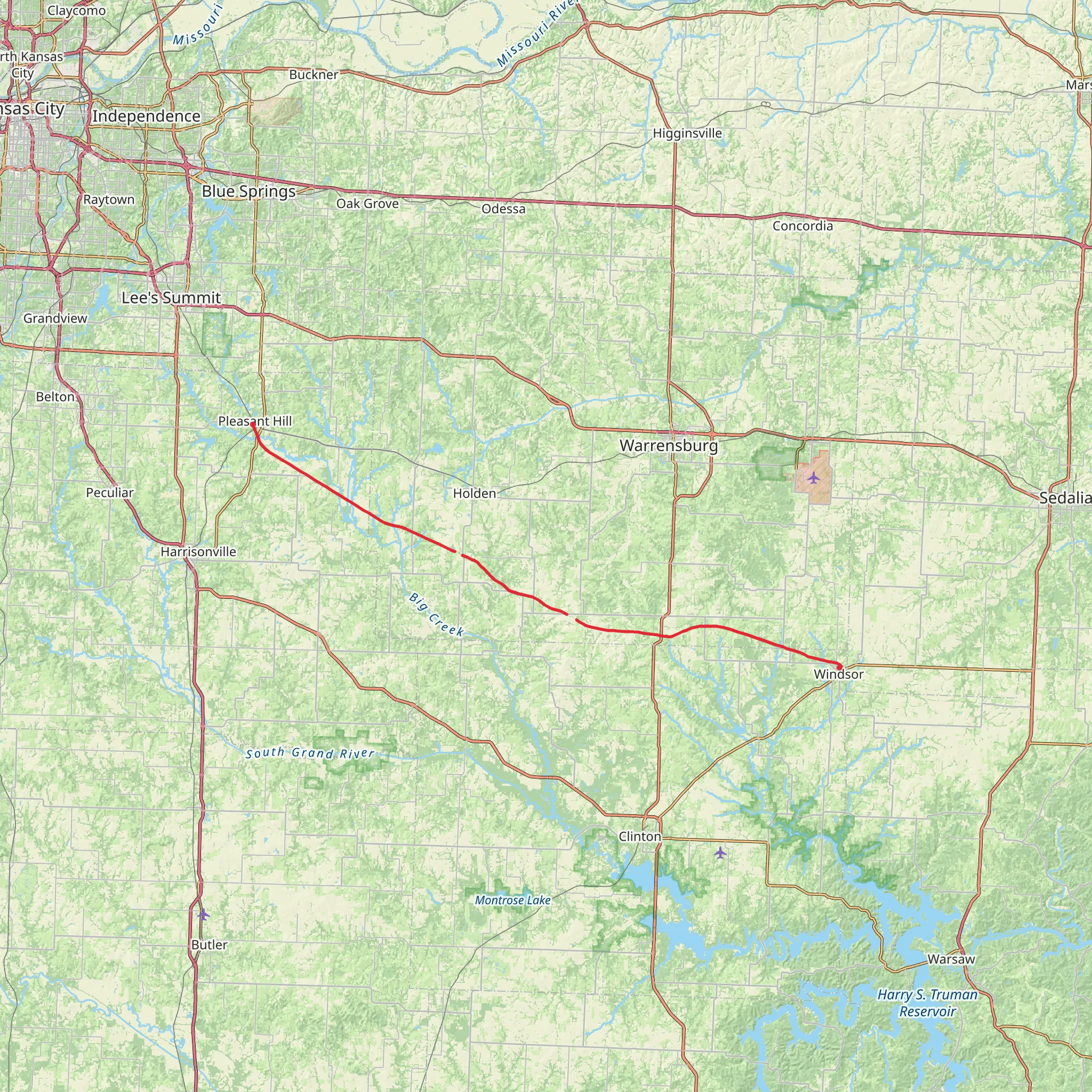 Rock Island Trail mobile static map
