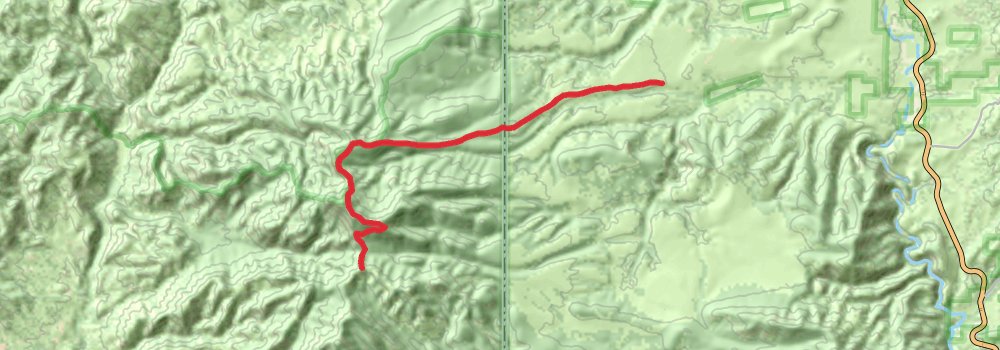 American Perimeter Trail - Southwest Primary stage 49 Map