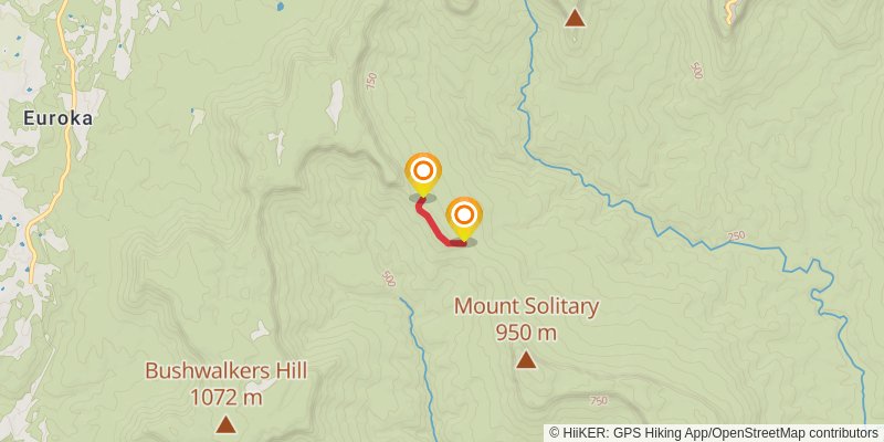 Kedumba Valley Circuit alt 1 Map