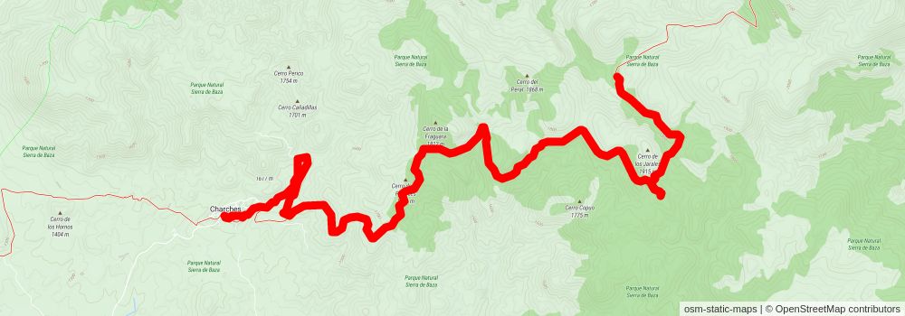 GR 7 - Andalucia stage 22 Map