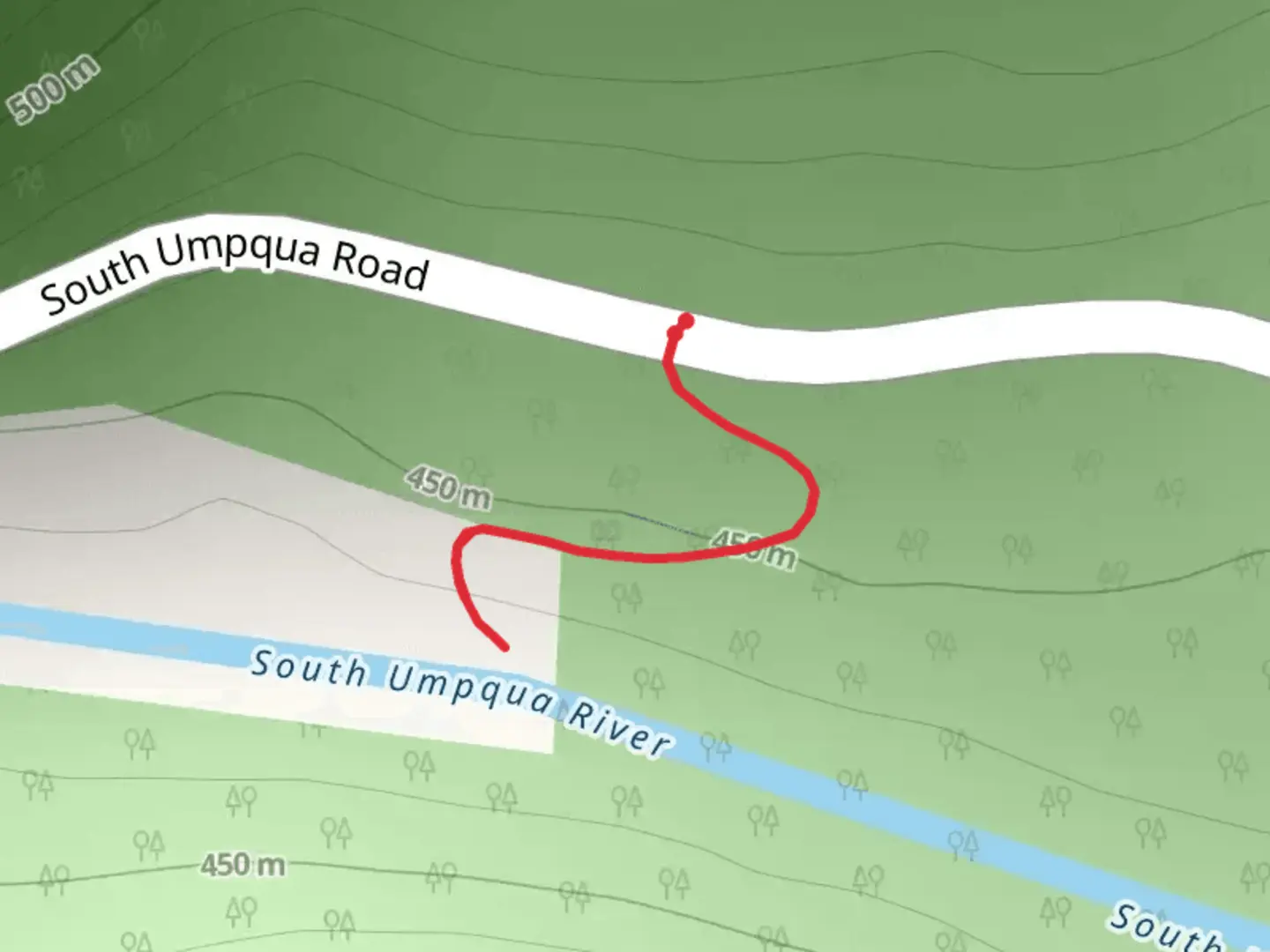 An image depicting the trail Campbell Falls Trail and its surrounding area.