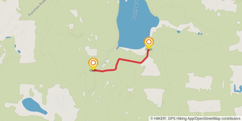 Alexander Mackenzie Heritage Trail alt 2 Map