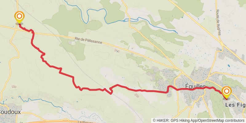 Camino Menton-Candanchu via Arles stage 18 Map
