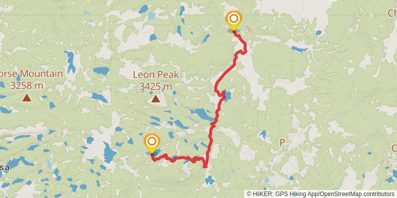 American Discovery Trail North Route stage 255 Map