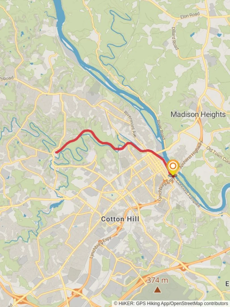 James River Heritage Trail Lynchburg Virginia