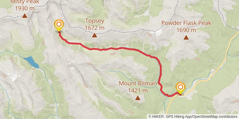 Blue Valley Track stage 2 Map