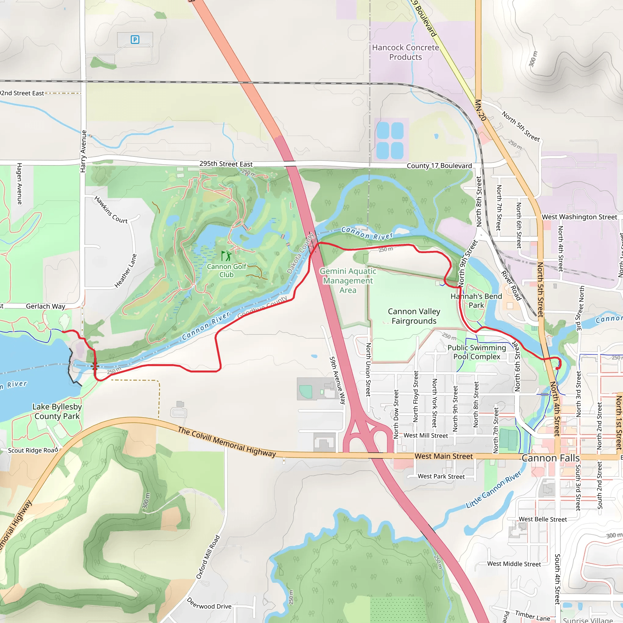Mill Towns State Trail - Riverside Park mobile static map