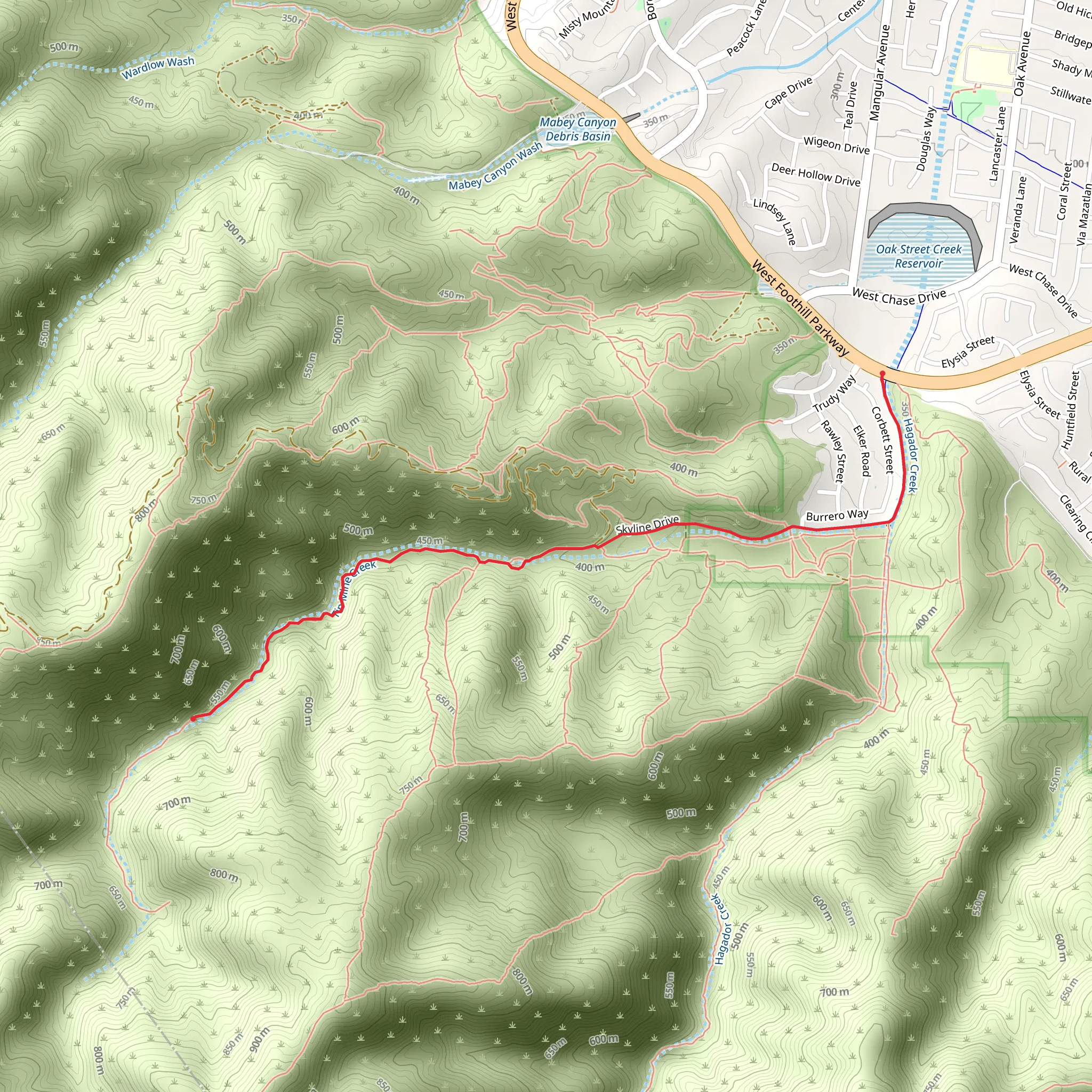 Tin Mine Canyon mobile static map