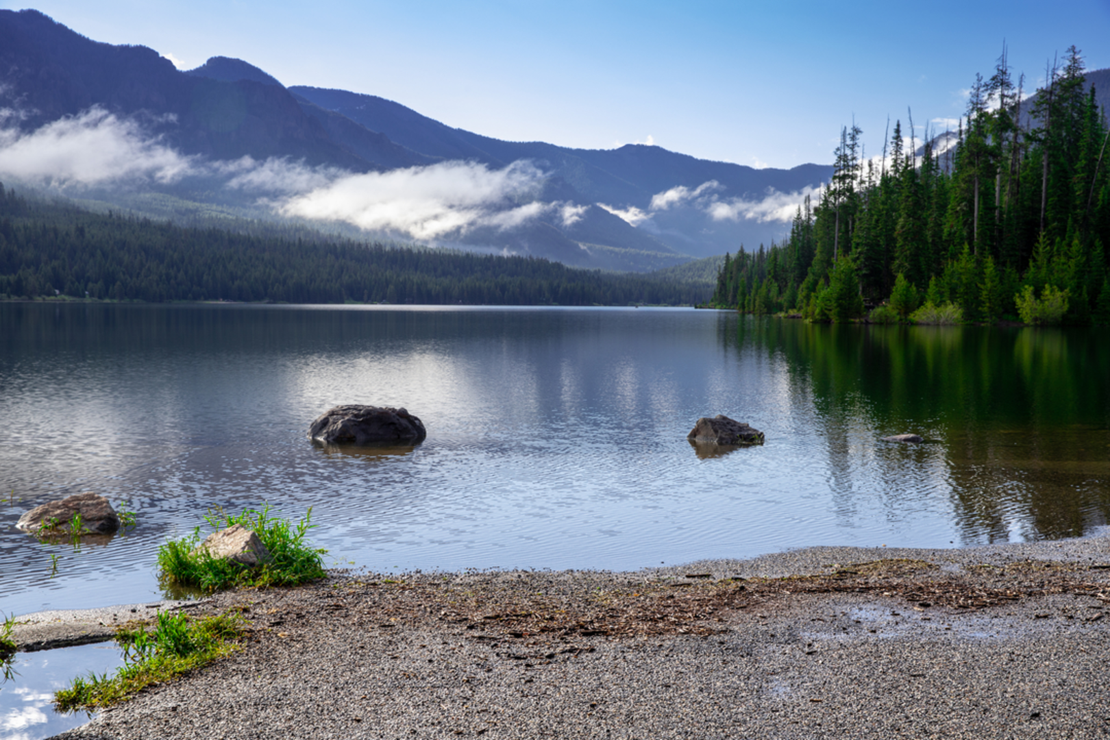An image depicting the trail Hood Creek Trail and its surrounding area.