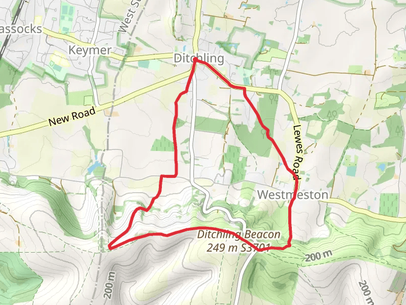 Ditchling to Westmeston Loop