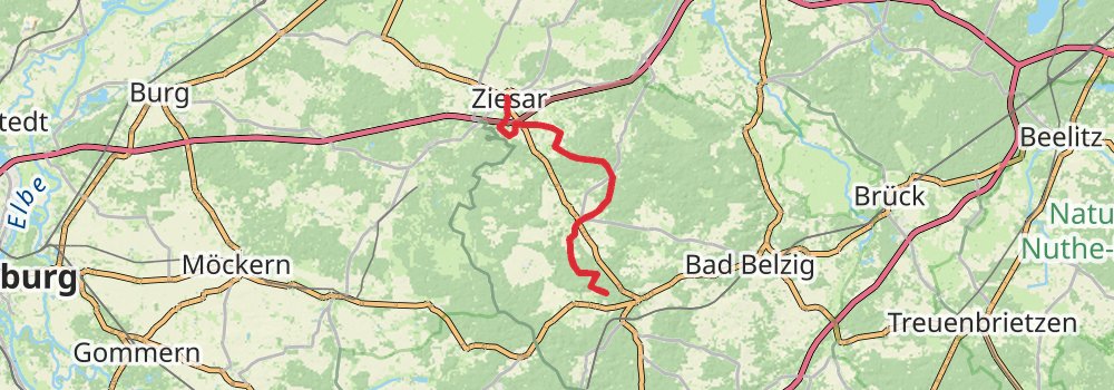 Burgenwanderweg stage 3 Map