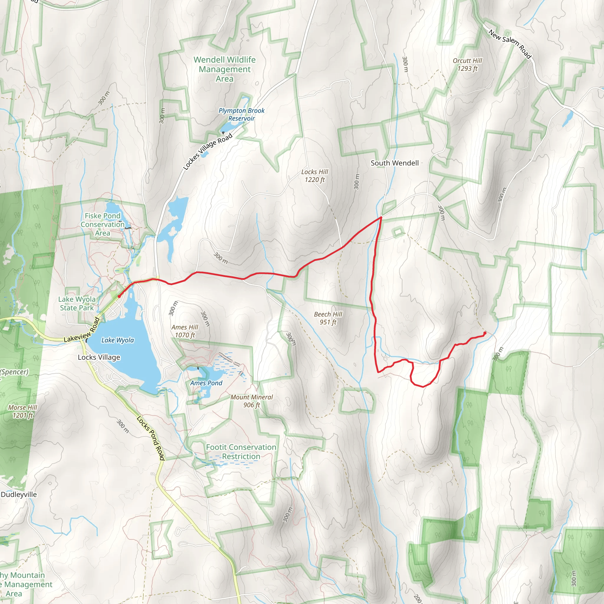 NET Trail - White mobile static map