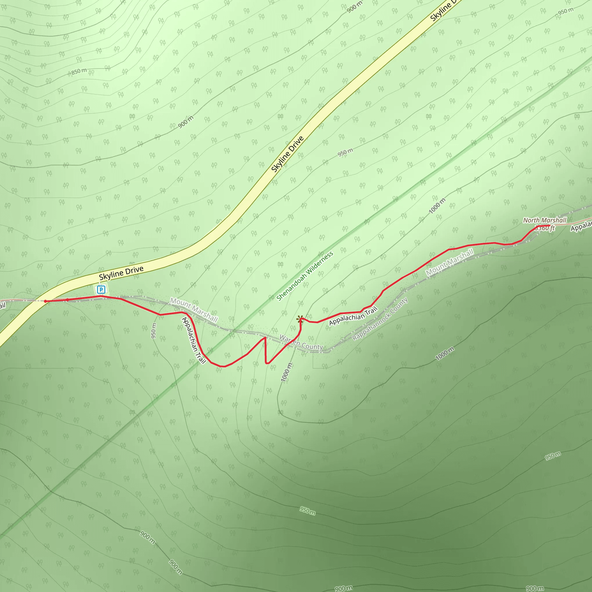 North Marshall mobile static map