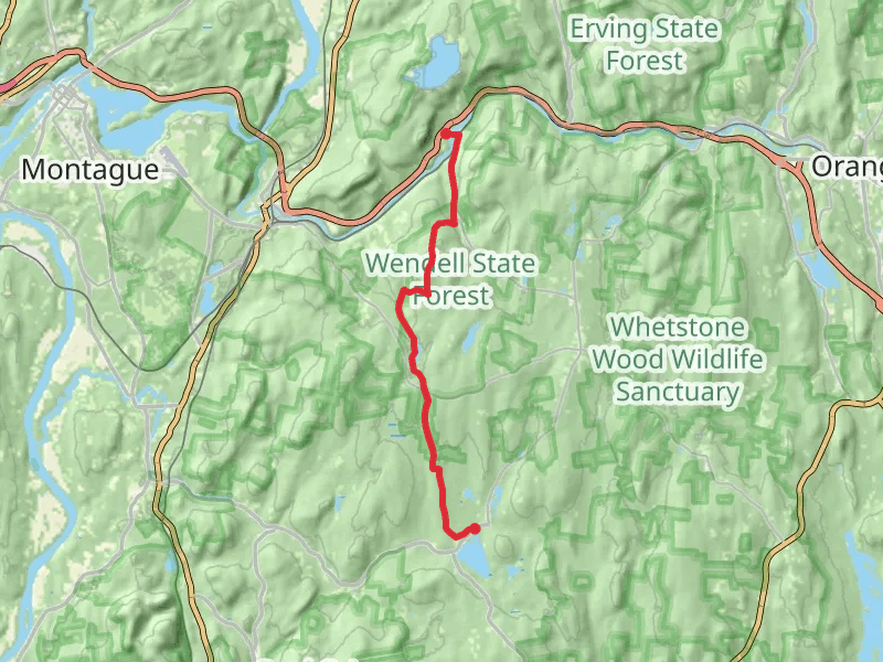 Lake Wyola to Farley via NET Trail