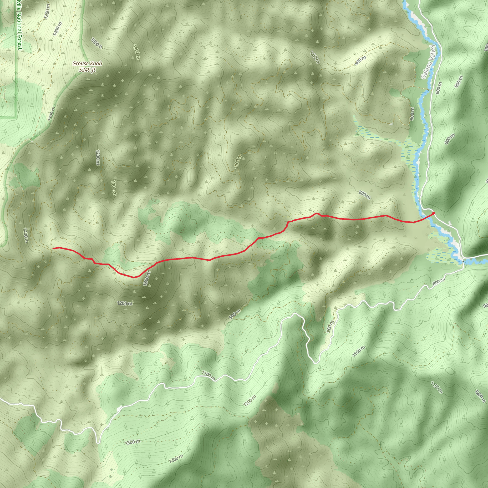 Mill Point - Galena Point Trail mobile static map