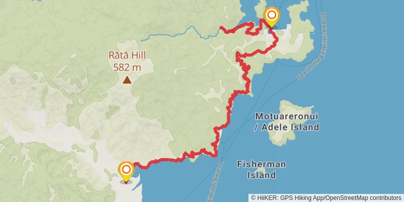 Yellow Point and Cleopatras Pool Trail stage 2 Map