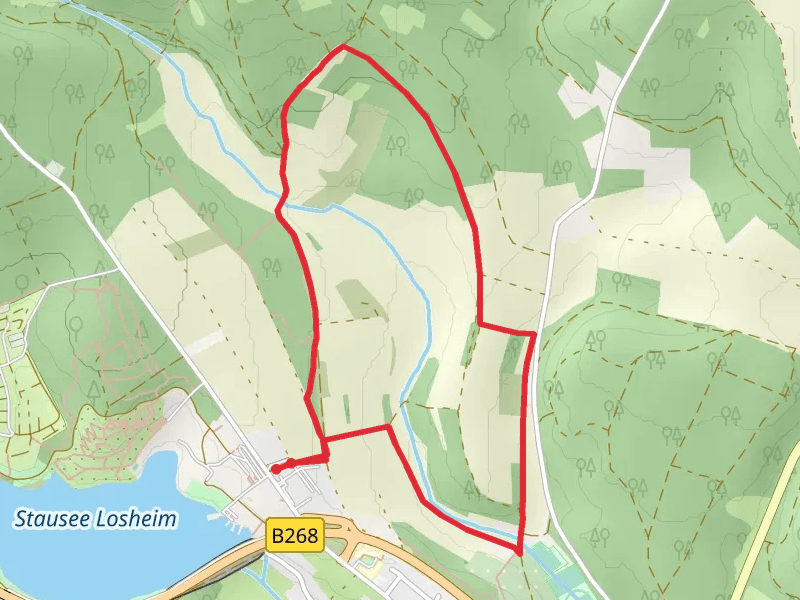 Sonnenrunde from Stausee Losheim