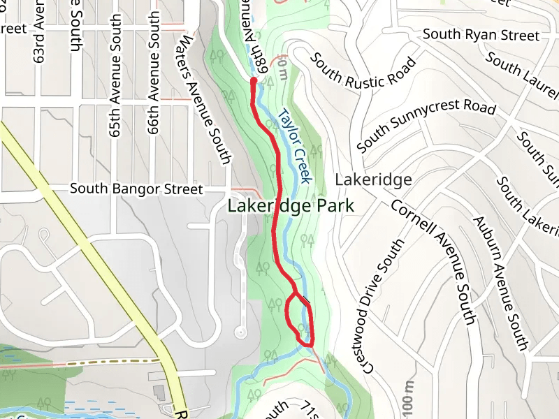 Lakeridge Park via Taylor Creek