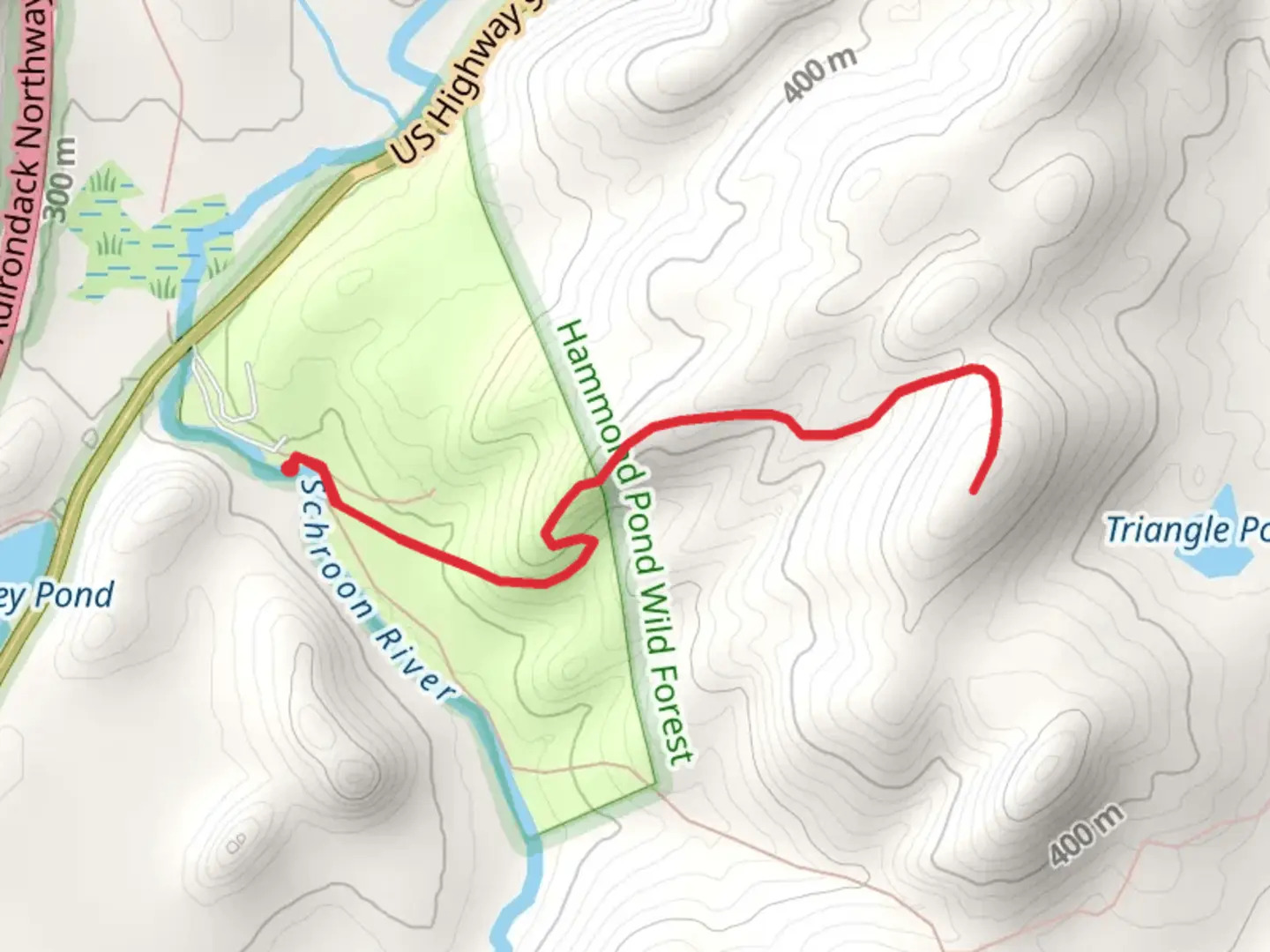 An image depicting the trail Sharp Bridge Campground - Schroon River and its surrounding area.