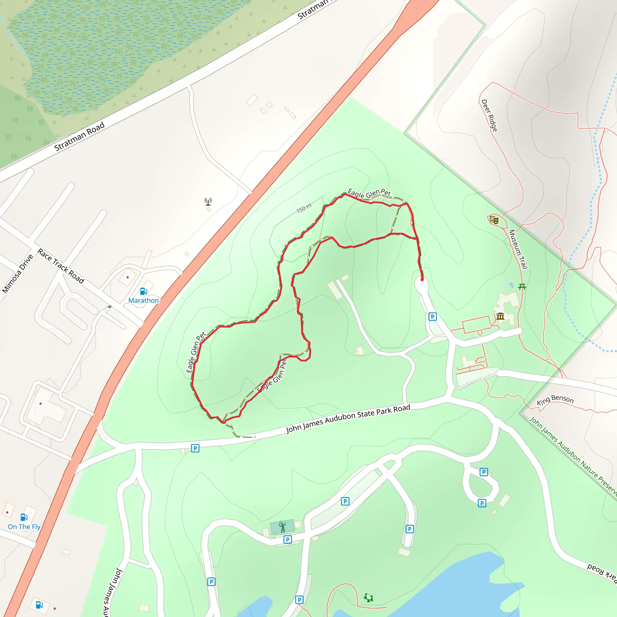 Eagle Glen Pet Loop mobile static map