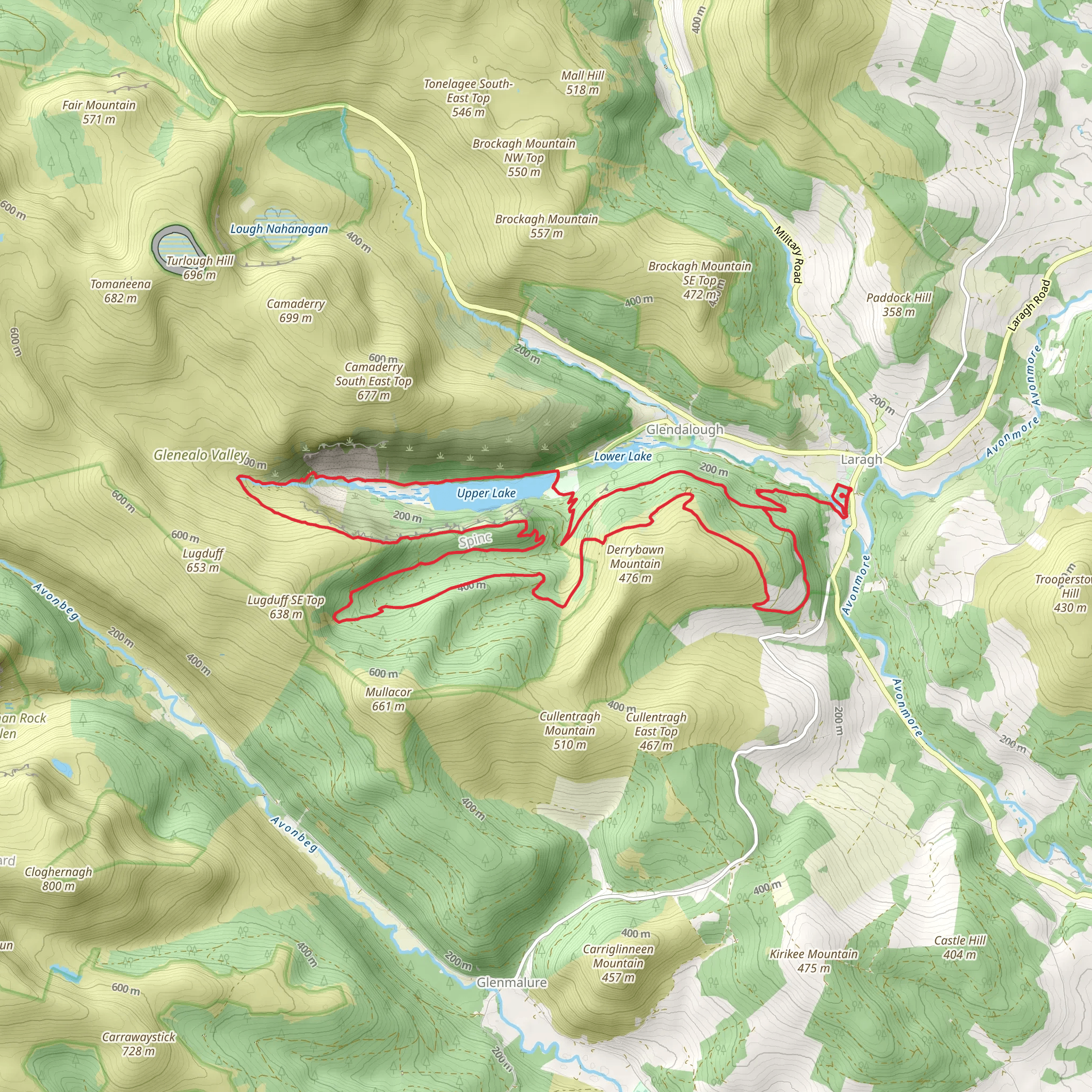 Run the Ridge 30k Route mobile static map