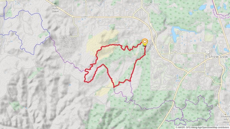 Los Caballos Loop Trail from Joe Tank Road