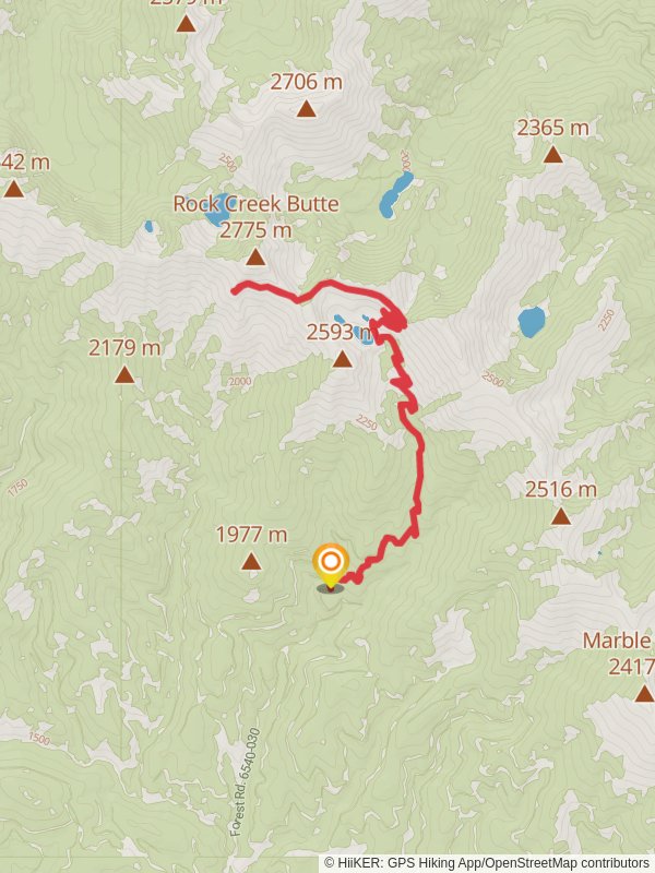 Elkhorn Crest Trail and Twin Lakes Trail