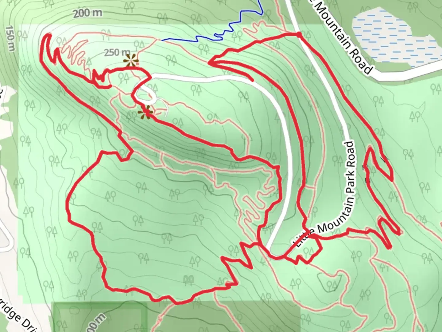 An image depicting the trail La-Z-Boy and West Loop and its surrounding area.