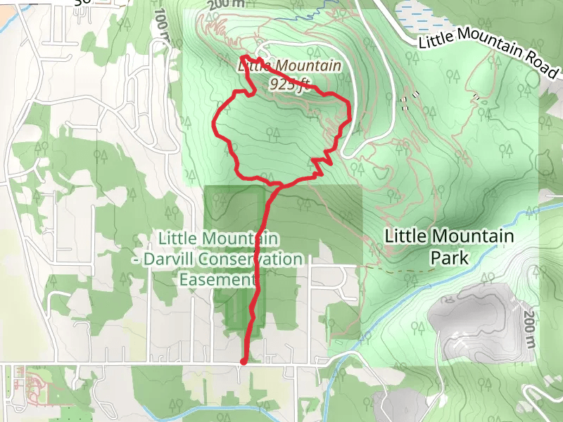 Little Mountain Loop via Darvil Trail