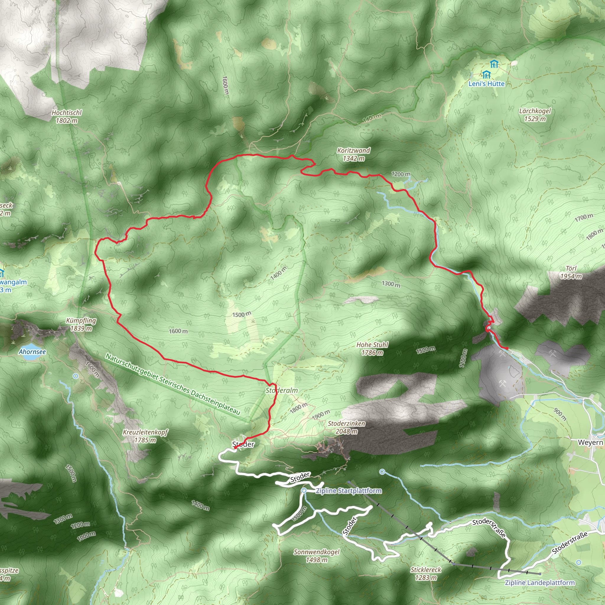 Notgassen Trail mobile static map