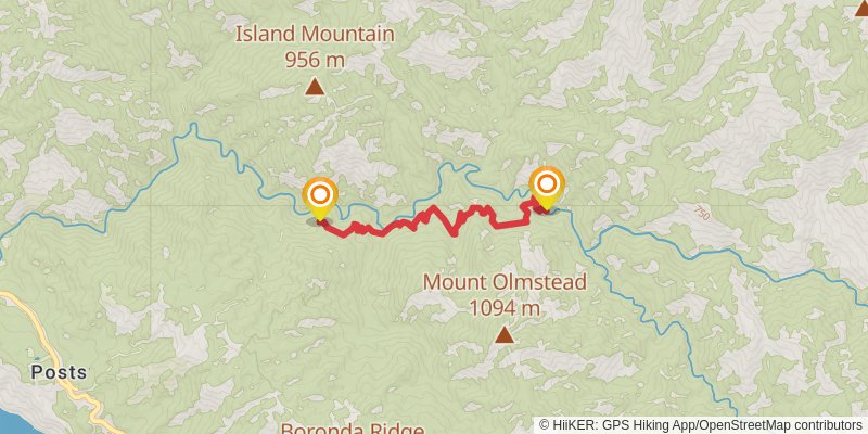 Sykes Hot Springs stage 2 Map