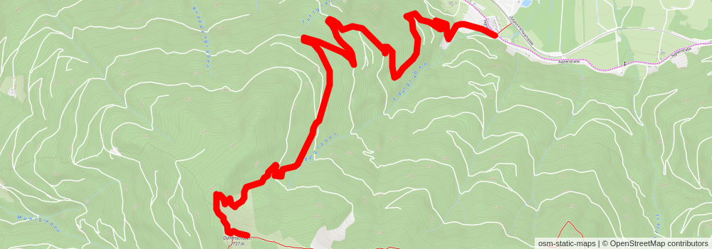 Admont - Dürrenschöberl Hike stage 2 Map