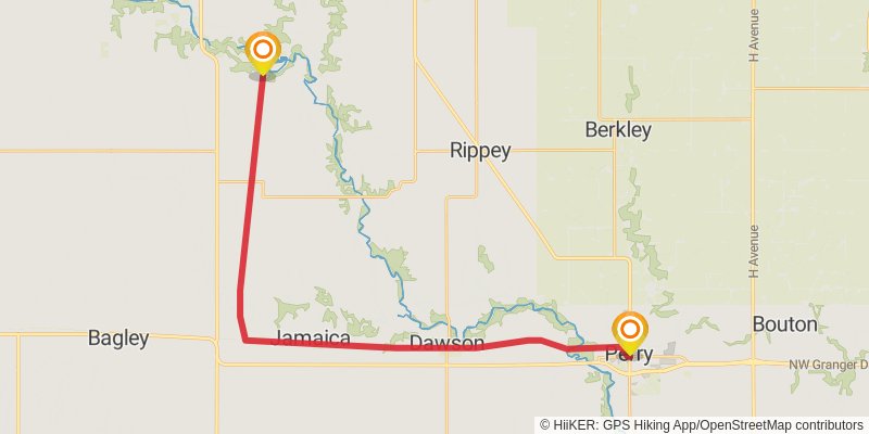 Raccoon River Valley Trail stage 5 Map