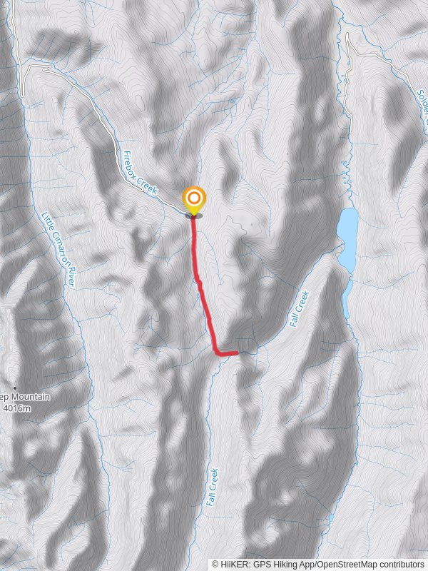 Firebox Creek and Fall Creek via Fall Creek Trail