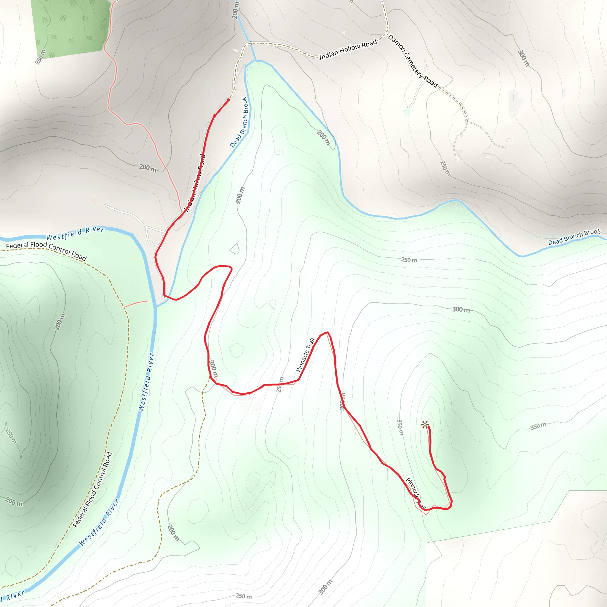 Indian Hollow mobile static map